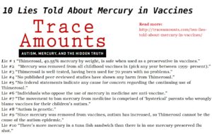 Mercury Trace Amounts 10 lies